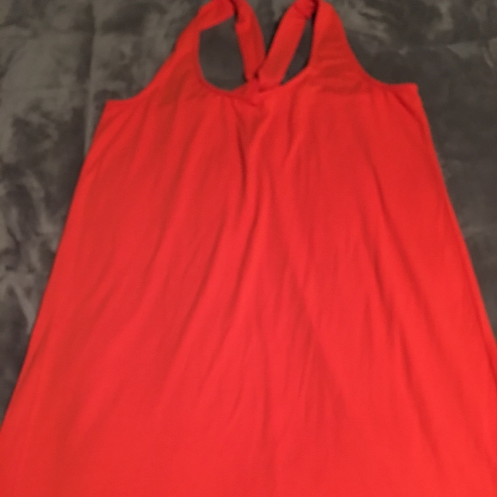 Orange Spring Summer Dress